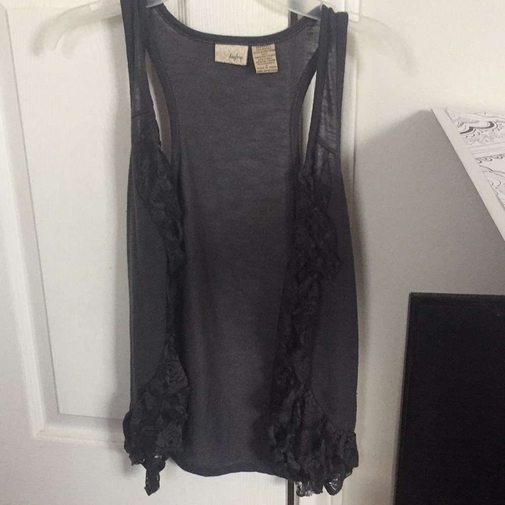 Grey Coverup with Lace!